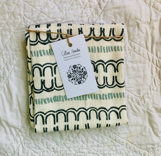 Linen Tea Towel: Looped